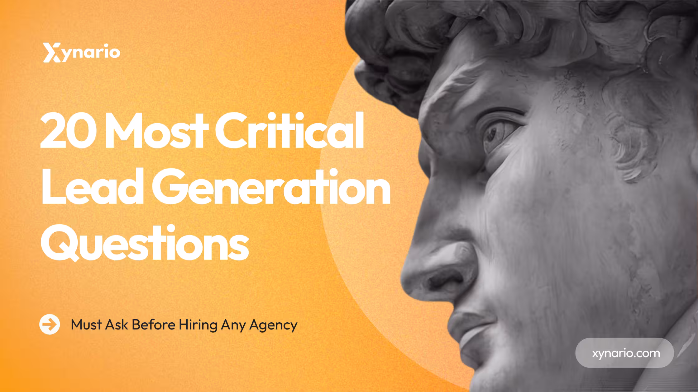 20 Most Critical Lead Generation Questions Must Ask Before Hiring Any Agency - xynario.com
